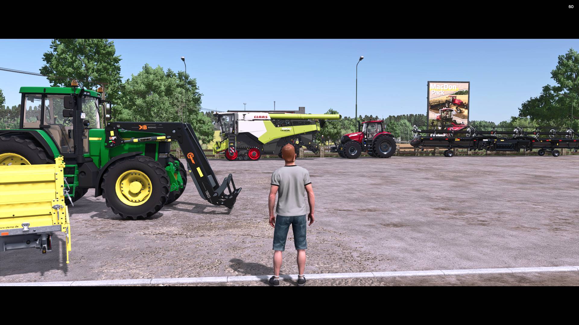 Farming Simulator 25 / Мытьё техники Claas Lexion 8900, Case Puma 260 смотреть онлайн