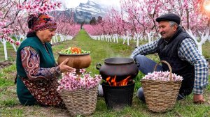 Приготовление Говяжьей Бугламы и Деревенского Хлеба | Традиционная Деревенская Еда
