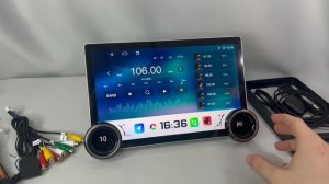 Магнитола Android (8 ядер 4/64гб) с двумя крутилками и возможностью подключения сим!