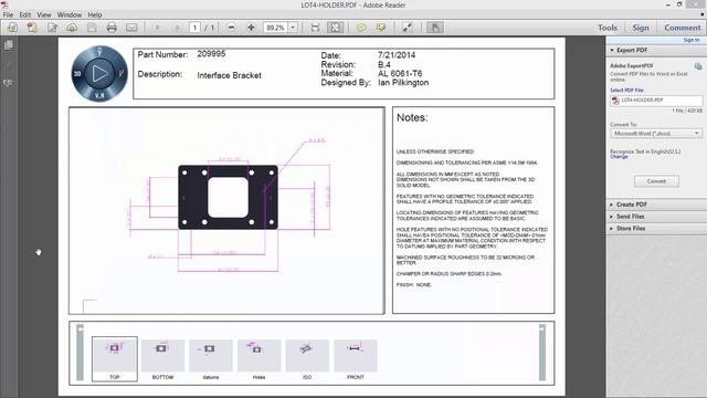 SolidWorks MBD 2015 смотреть онлайн