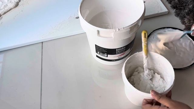 DIY Texture Paste: Plaster of Paris or White Cement? смотреть онлайн