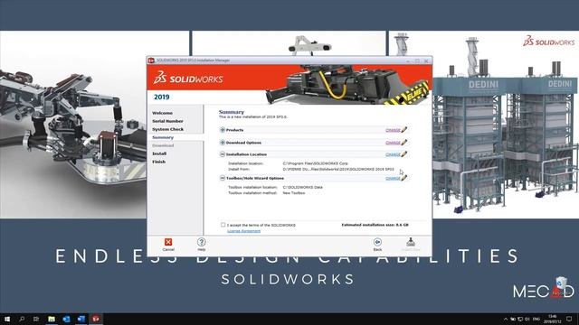 SOLIDWORKS Installation смотреть онлайн