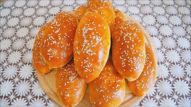 ВКУСНЫЕ дрожжевые пирожки с КАПУСТОЙ на ВОДЕ смотреть онлайн