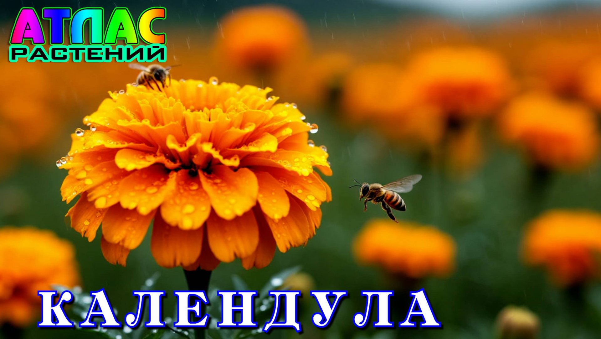 Календула Атлас Растений смотреть онлайн