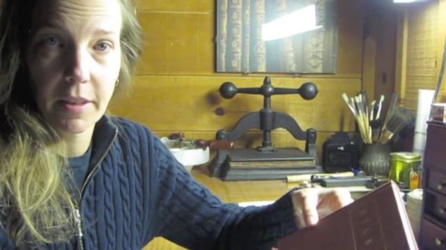 Full Leather Binding on New Book - Before and After смотреть онлайн