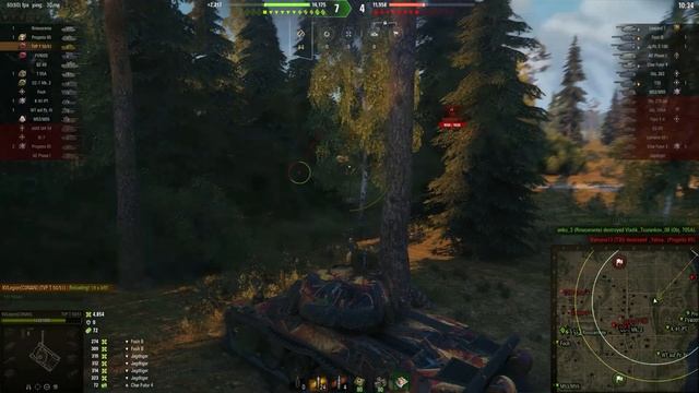 World of Tanks TVP T 50/51 - 5 Kills 8,7K Damage смотреть онлайн