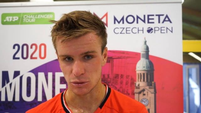 Dmitrij Popko Po Vítězství V 1. Kole Moneta Czech Open