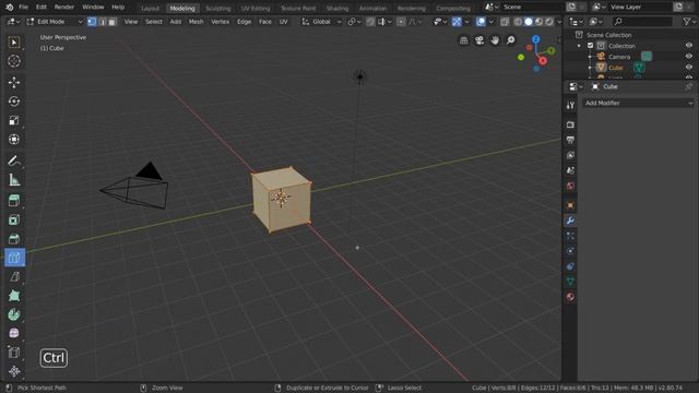 Loop Cut - Blender 2.80 Fundamentals смотреть онлайн