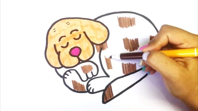 Сурет салу ит / Сурет бояу / How to draw a dog /  Bolalar uchun rasm it
