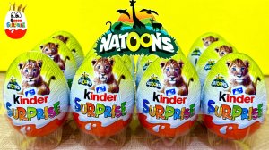 Kinder Surprise NATOONS Малыши 2 часть! Собрали всю коллекцию, Игрушки Зверушки