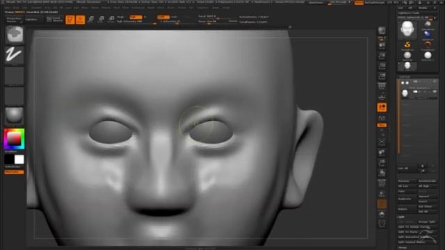 ZBrush tutorials Shree Krishna Face Sculpting Part01 смотреть онлайн