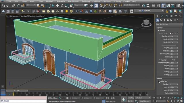 Fast Housing 1.0 - House modeler for 3ds Max смотреть онлайн