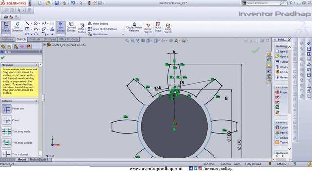 How to Design Helical Bevel gear in Solidworks|Loft | Inventor Pradhap смотреть онлайн