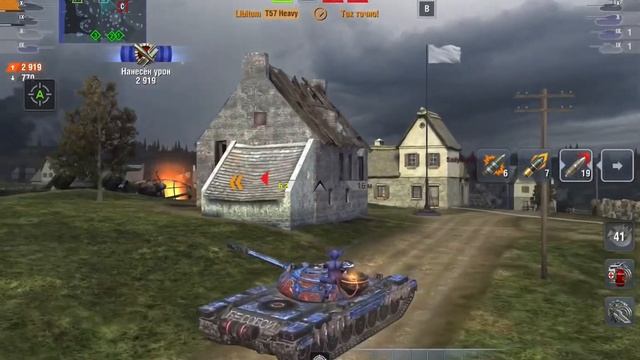 10 тысяч урона с Подписчицей во Взводе! Бой со Стрима! Объект 777 | Tanks Blitz смотреть онлайн