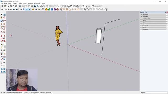 Tools Secret in SketchUp Pro 2021 | How to Using Rotate, Follow Me, Scale, Offset in SketchUp | 3D смотреть онлайн