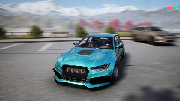 Голубой металлик на Audi. CarX Street с доставкой