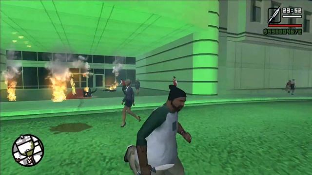 GTA SA GAMEPLAY in funny moments Part 3 - CJ is harassing Peds in public [HD] смотреть онлайн
