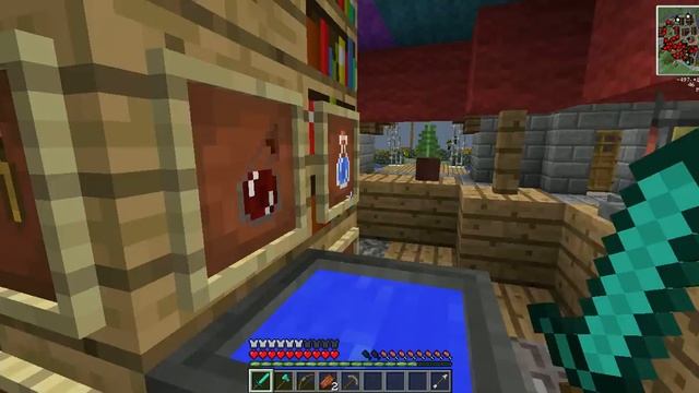 Minecraft замок начало