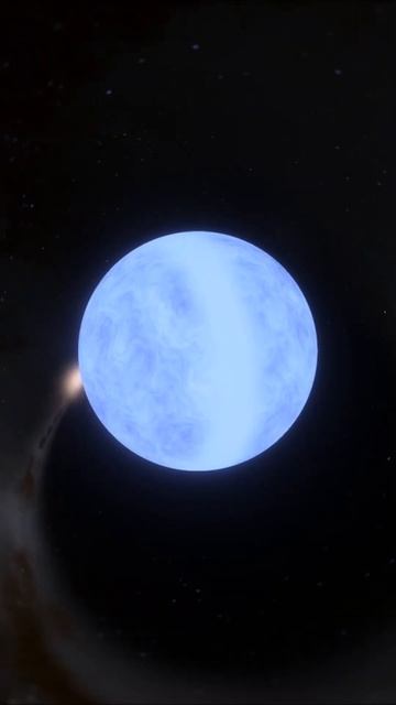 Procedurally Generated Neutron Star On The Outskirts Of Hoag's Object