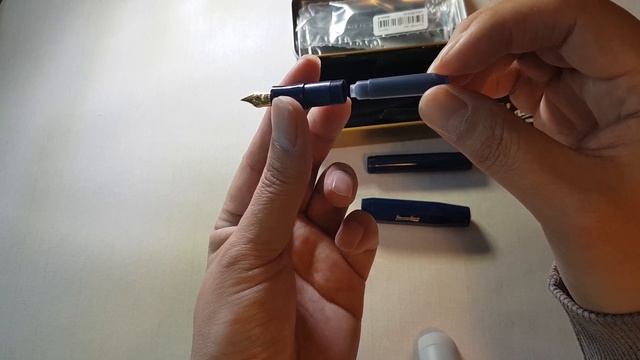 KAWECO FOUNTAIN PEN 스포츠 네이비 컬러 EF Nib смотреть онлайн