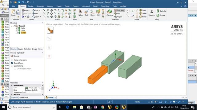 Assigning material ANSYS смотреть онлайн