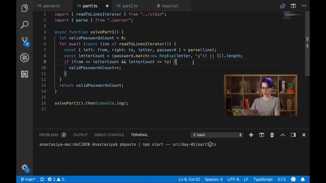 Advent of Code 2020: разбор задачи №2 от Маши Кузовлевой смотреть онлайн