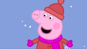 Мультсериал Свинка Пеппа. Серия - Первый Снег!