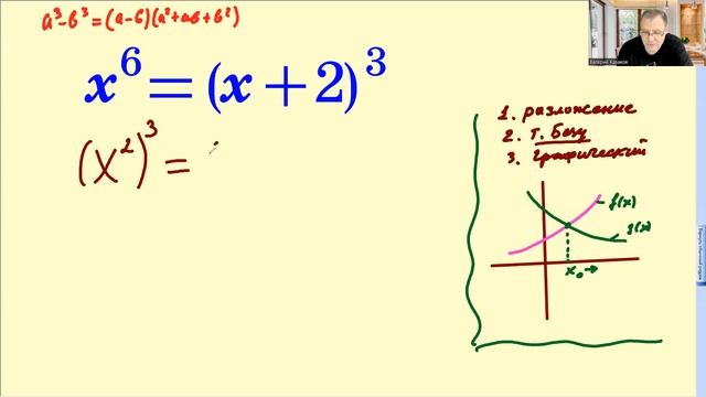 УСТНОЕ РЕШЕНИЕ УРАВНЕНИЯ 6-й СТЕПЕНИ! (8 кл) смотреть онлайн