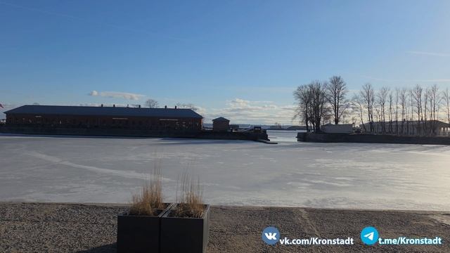 "Итальянский пруд" в Кронштадте. 21 марта, 2025 г. смотреть онлайн