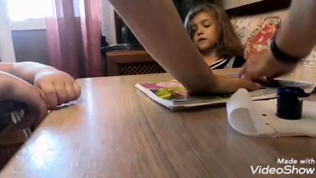 Необычный рисунок ниткой