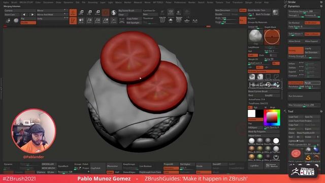 ZBrush Guides: Make it Happen in ZBrush! Cheeseburger Edition - Pablo Muñoz Gómez - ZBrush 2021.6 смотреть онлайн