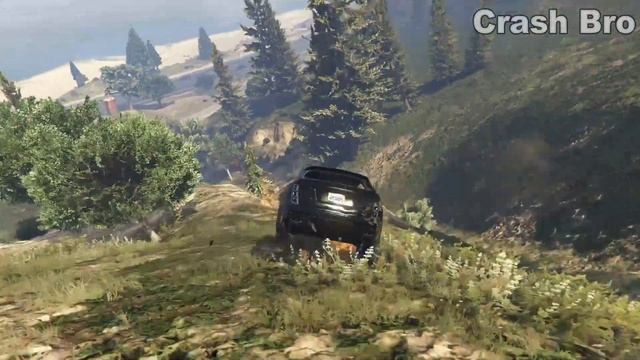 GTA 5 - Crash Testing Cars Off Mt Chiliad .Ep.15