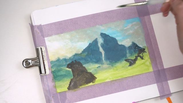Real Time Paint with Me Using Jelly Gouache (and Answering Your Questions) смотреть онлайн