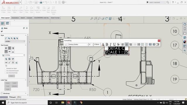 HOW TO DRAFTING IN SOLIDWORKS OF FULL ASSLY WITH GD&T !SOLID WORK DRAFTING TUTORIALS смотреть онлайн