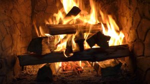 Камин. Горящие Дрова. Звук Костра. Успокаивающее Видео