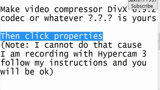 How to have 1080p HD quality on Hypercam 3 using DivX Tutorial смотреть онлайн