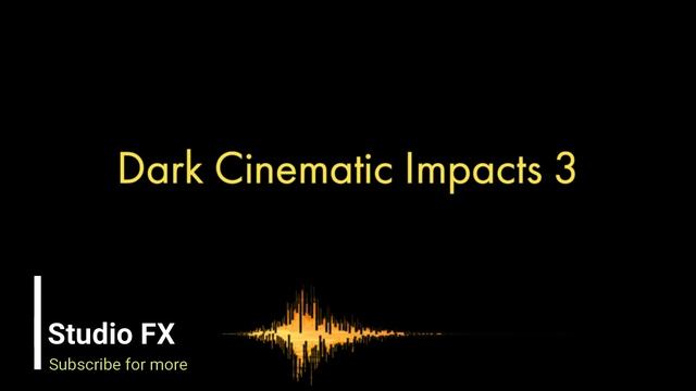 7 Dark Cinematic Impacts Sound Effect, Horror sound | HQ free download | Studio FX смотреть онлайн