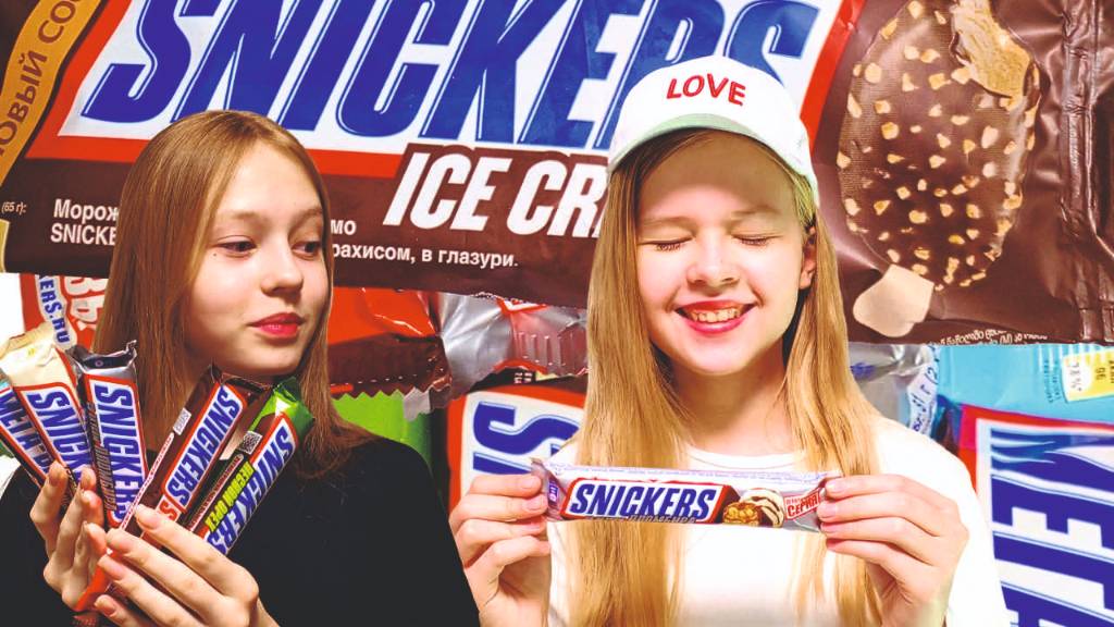 Мороженое СНИКЕРС эскимо с орешками, и ПЯТЬ разных вкусов батончиков SNIKERS