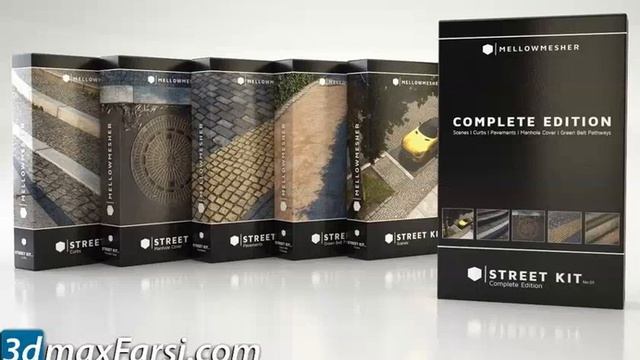 (Download) TurboSquid – Street Kit 01 Complete Edition 3D Models смотреть онлайн