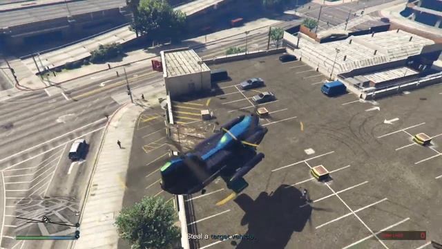 Grand Theft Auto V Raining Pick Up Trucks смотреть онлайн