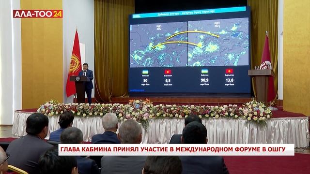 Глава Кабмина принял участие в международном форуме в ОшГУ смотреть онлайн