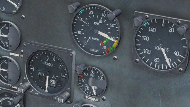 Авторотация на UH 1H Huey смотреть онлайн