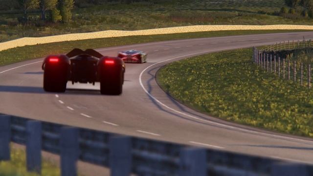 Batmobile Vs Bugatti Bolide At Highlands