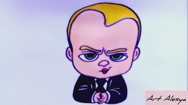 Рисую малыша из Босс Молокосос!☺️ смотреть онлайн