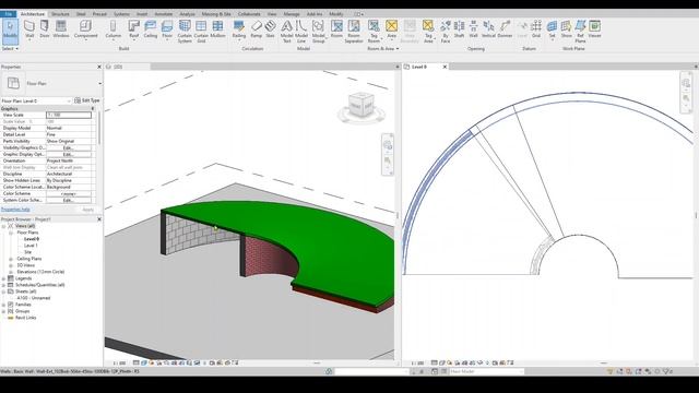 How to Model a Curved Roof in Revit and Blend It with the Floor | Step-by-Step Tutorial смотреть онлайн