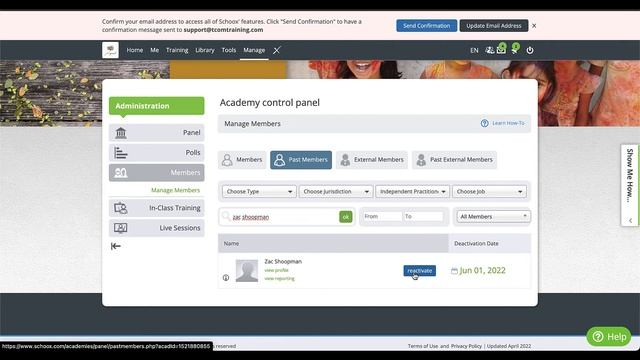 TCOM Training Admin Video #3 - Reactivating a Deactivated Account смотреть онлайн