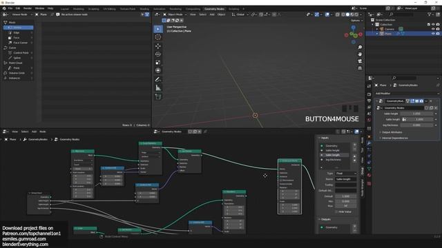 creating a table in gemetry nodes in 5 minutes смотреть онлайн
