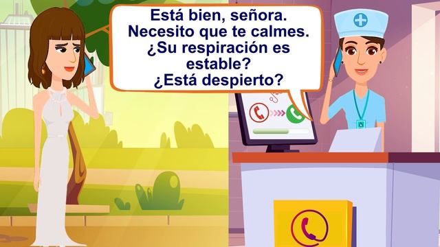 APRENDE ESPAÑOL: Llamada de emergencia | Conversaciones para aprender español - LEARN SPANISH смотреть онлайн