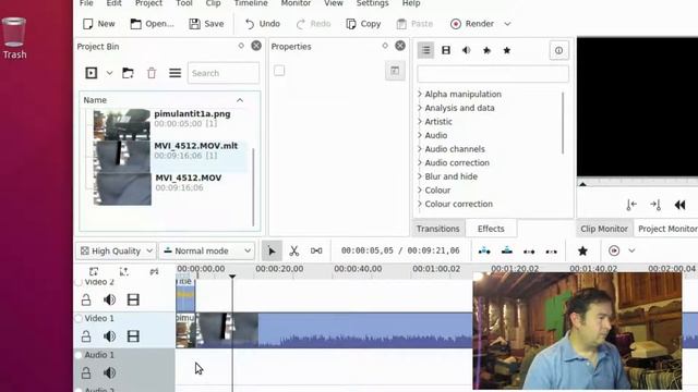 Kdenlive Image Stabilization смотреть онлайн