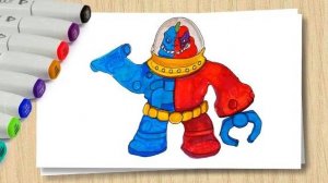 Как нарисовать Гуджитсу Тайро Силы Гу 2в1 Дип Гу-Сиа GooJitZu _ Учимся рисовать